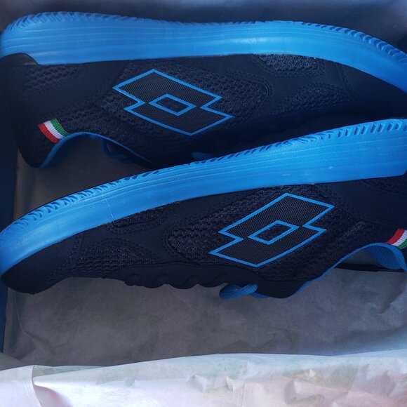 New Lotto Black Blue Moon Sneakers. Men 11 - Picture 10 of 14